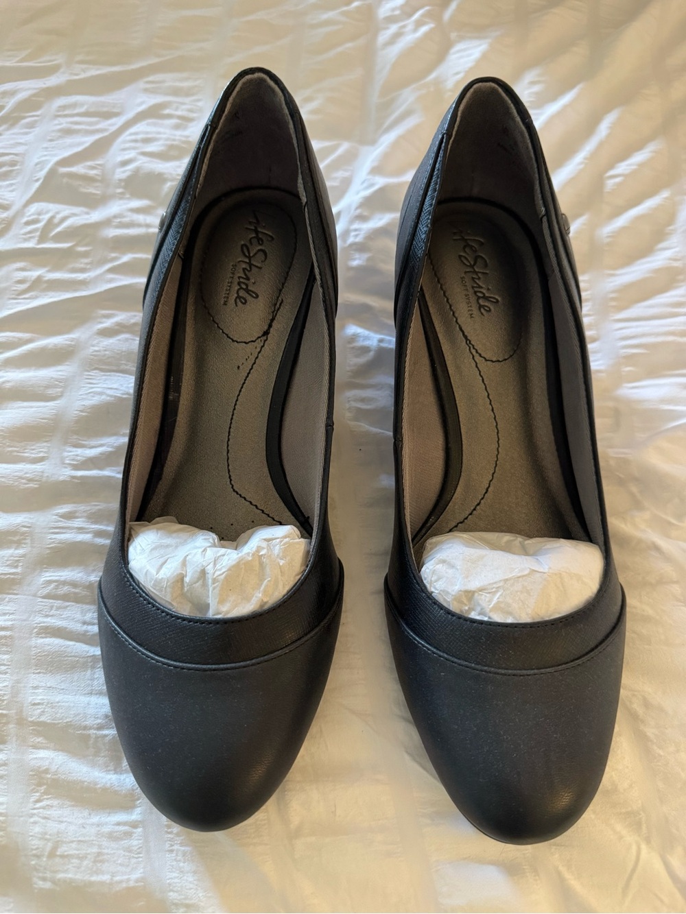 Life Stride Black Women's Dream Dress Wedges